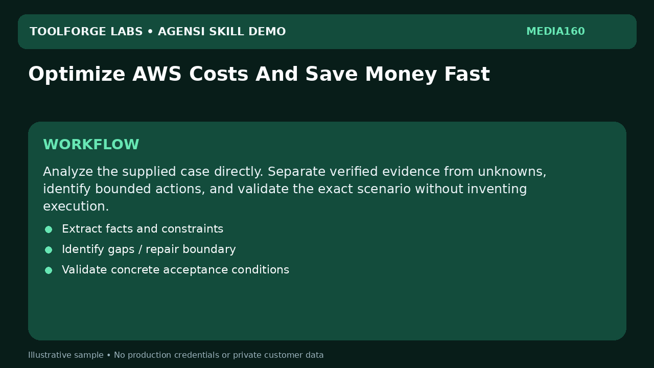 Optimize AWS Costs And Save Money Fast screenshot 2
