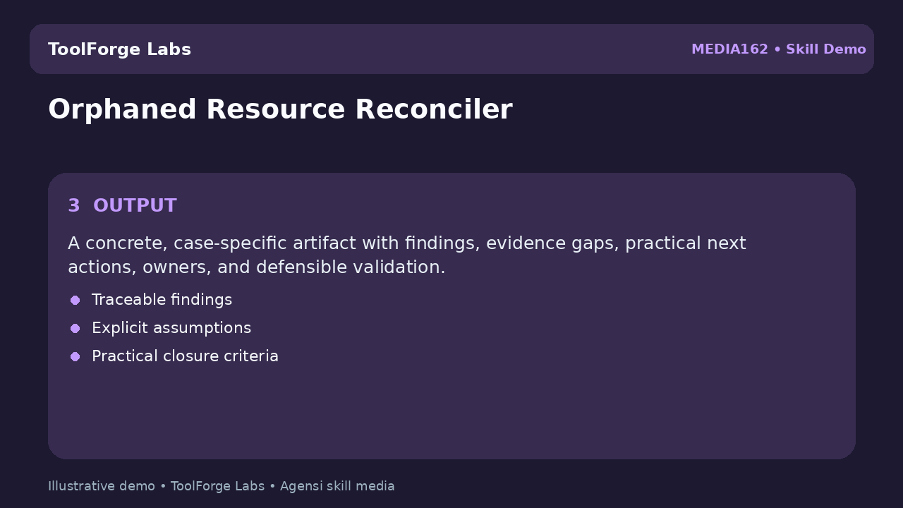 Orphaned Resource Reconciler screenshot 3