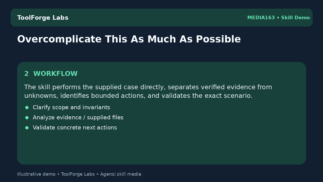 Overcomplicate This As Much As Possible screenshot 2