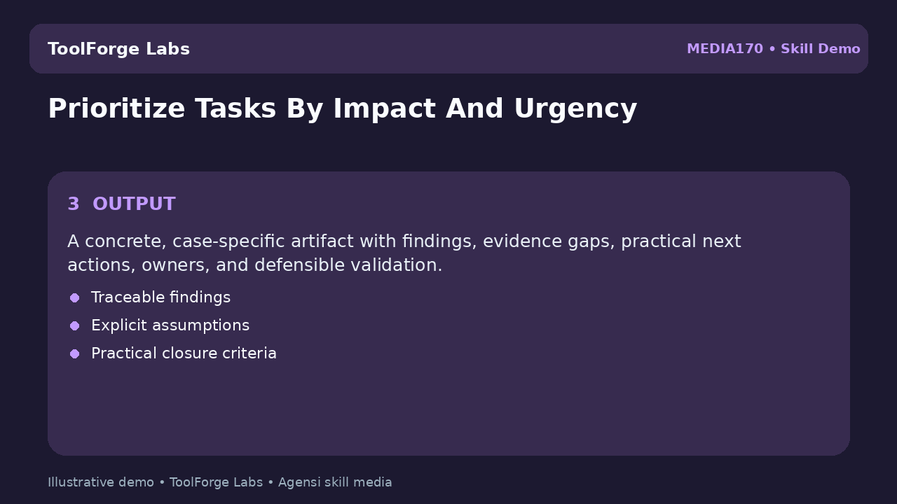 Prioritize Tasks By Impact And Urgency screenshot 3