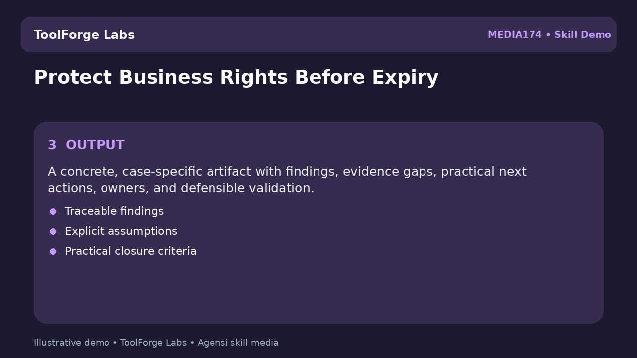 Protect Business Rights Before Expiry screenshot 3