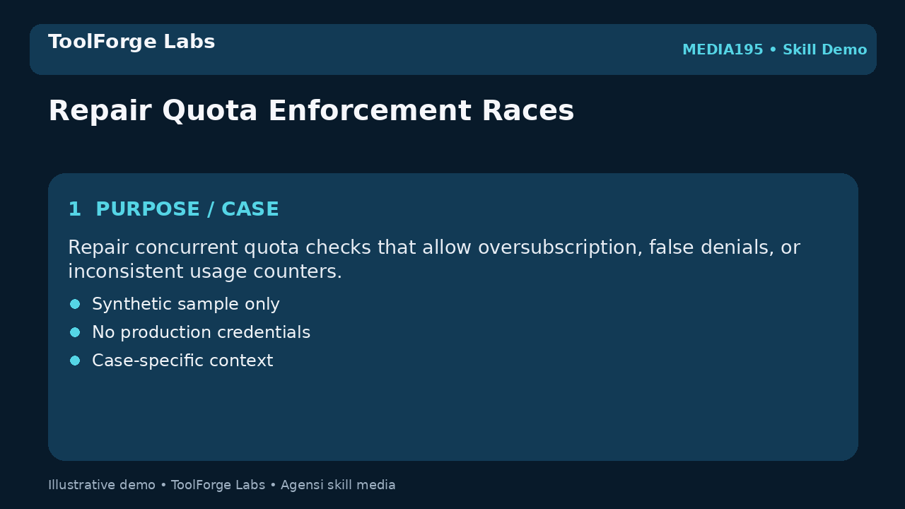 Repair Quota Enforcement Races screenshot 1