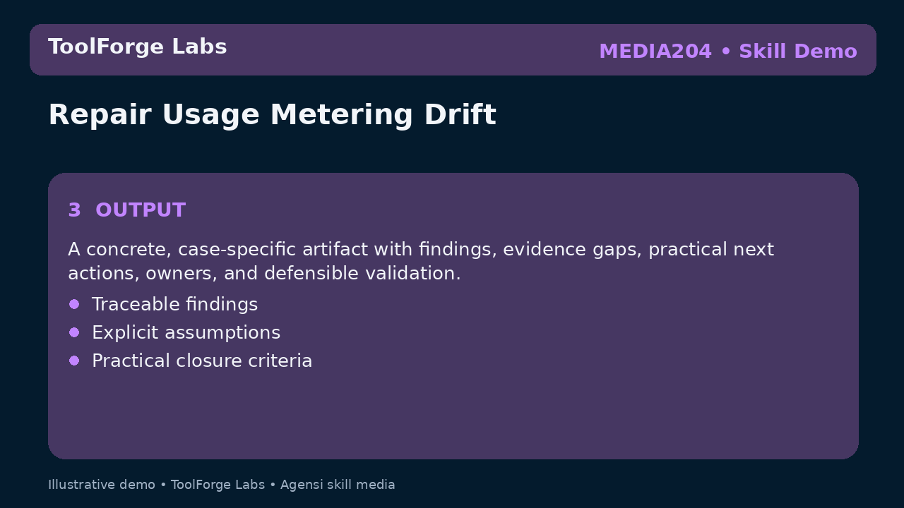 Repair Usage Metering Drift screenshot 3