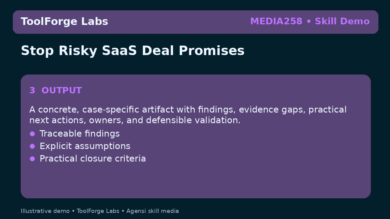 Stop Risky SaaS Deal Promises screenshot 3