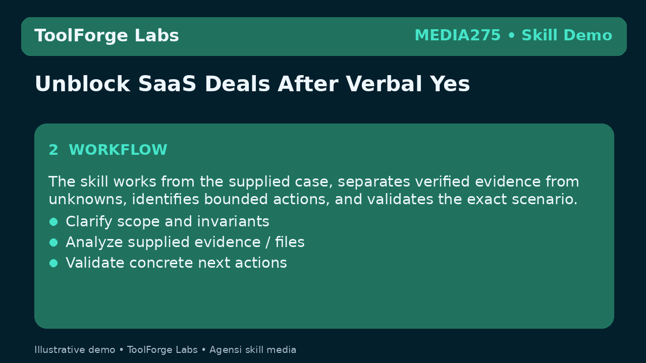 Unblock SaaS Deals After Verbal Yes screenshot 2