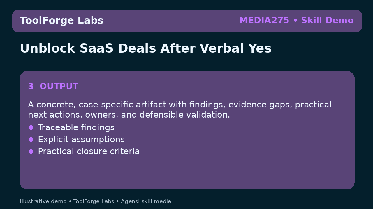 Unblock SaaS Deals After Verbal Yes screenshot 3