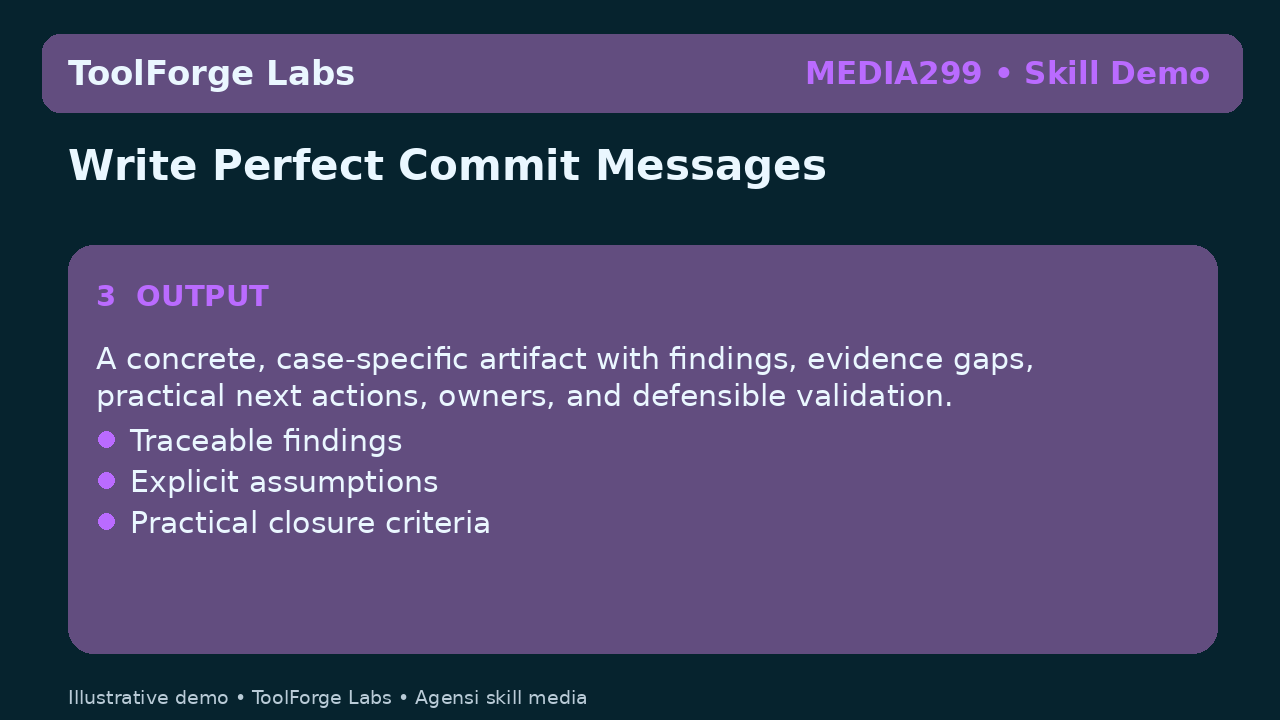 Write Perfect Commit Messages screenshot 3