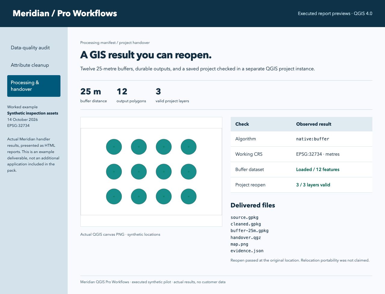 Meridian QGIS Pro Workflows screenshot 3