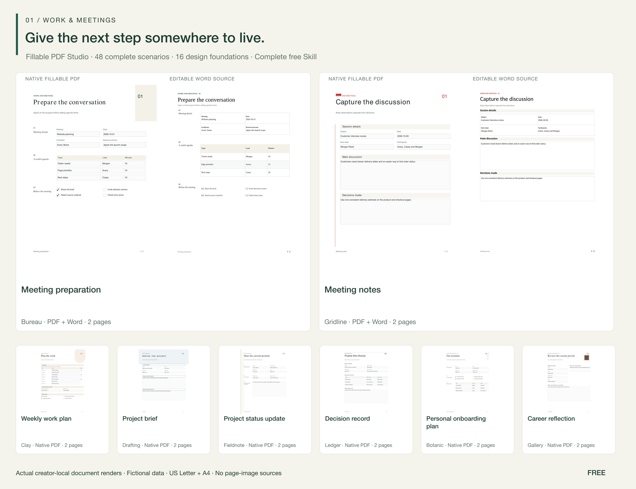 Fillable PDF Studio preview