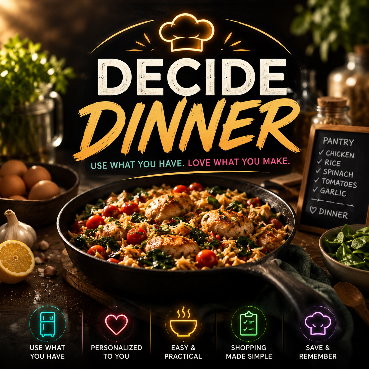 decide dinner