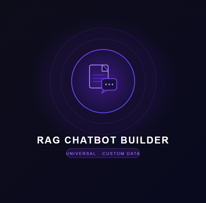 Custom Data RAG Chatbot Builder