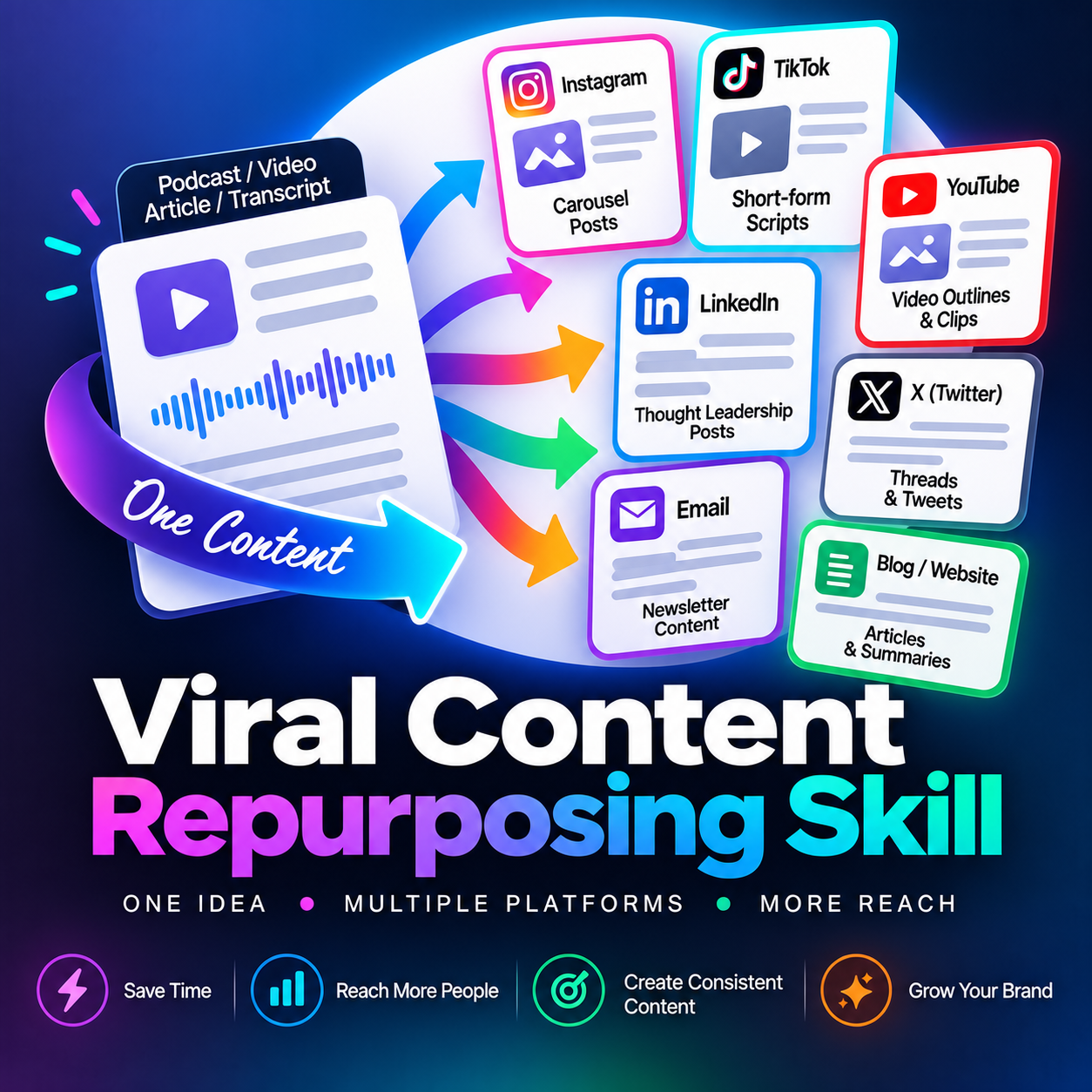 Viral Content Repurposing Skill