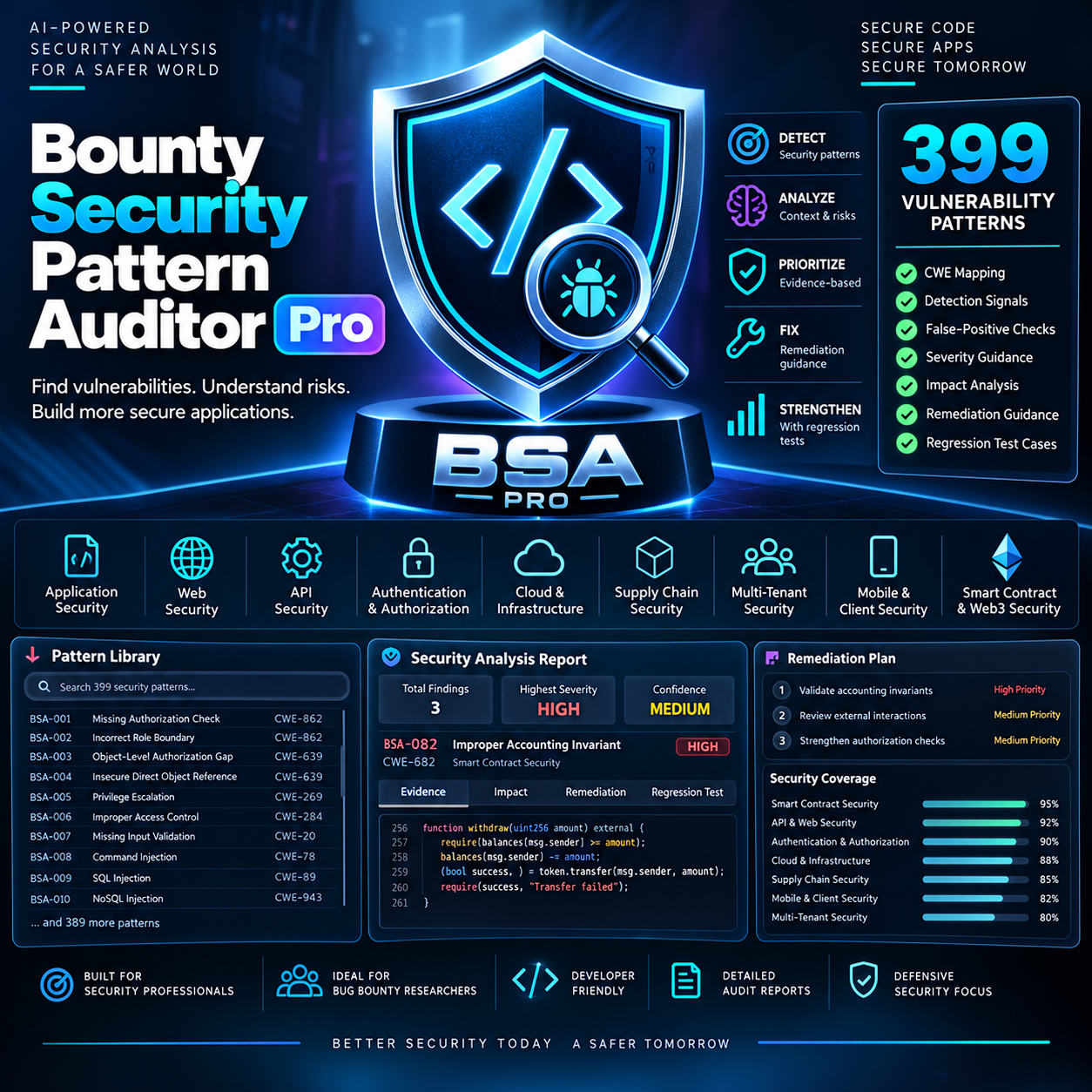 Bounty Security Pattern Auditor Pro 399-Pattern Security