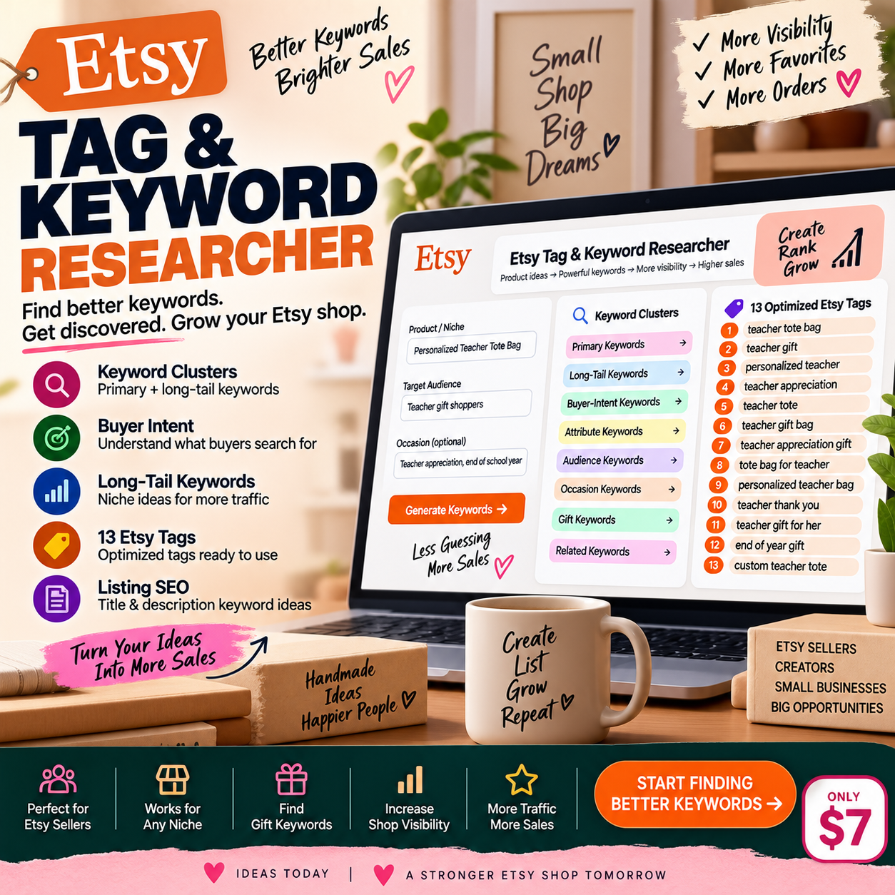 Etsy Tag & Keyword Researcher