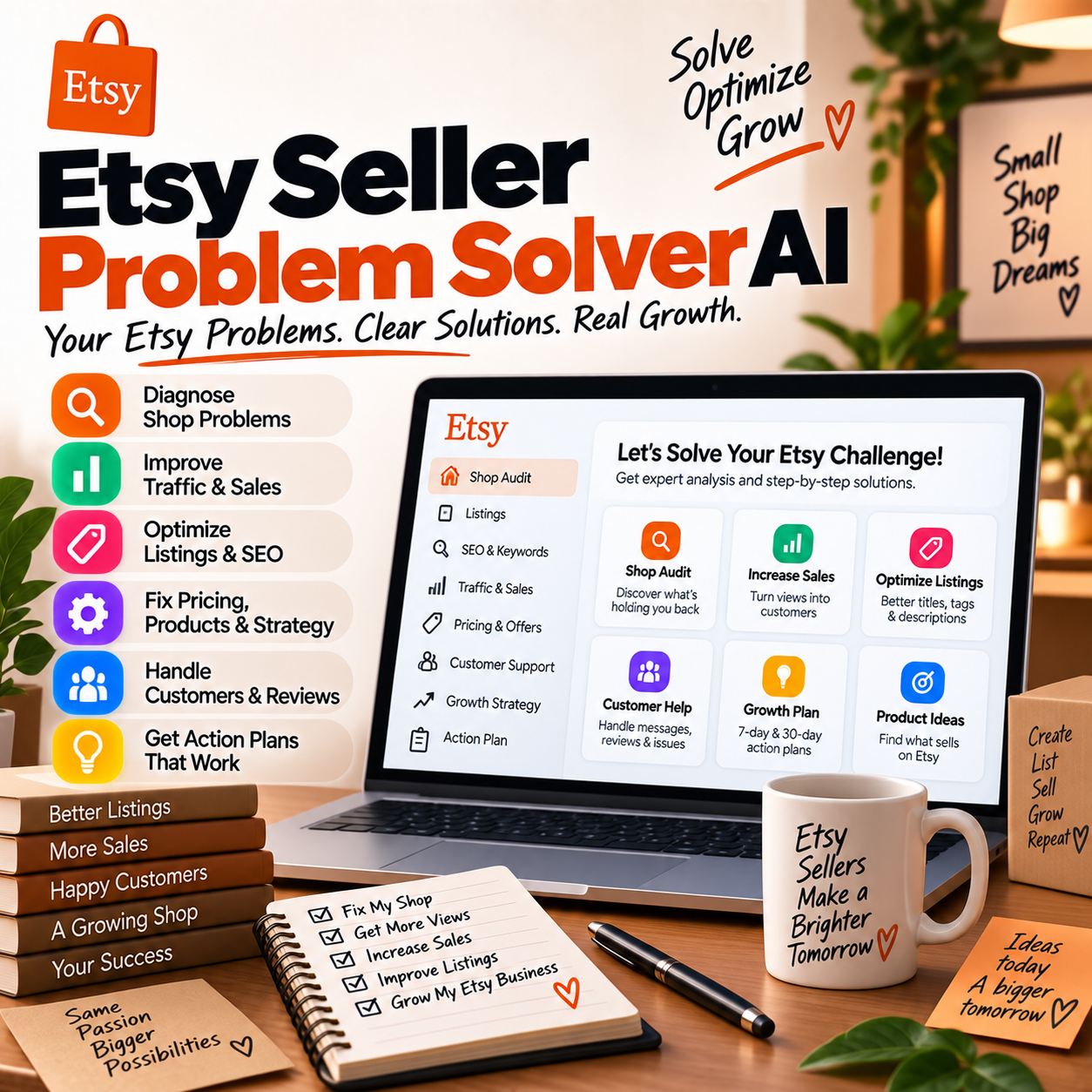 Etsy Seller Problem Solver AI