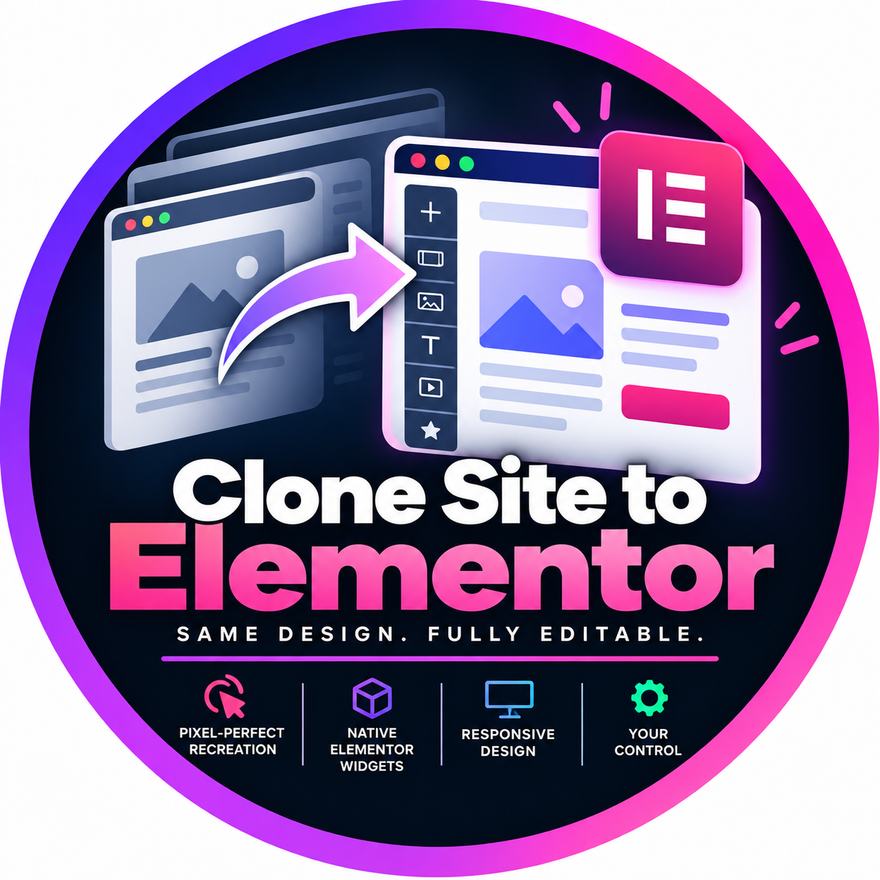 Webpage to Elementor Builder