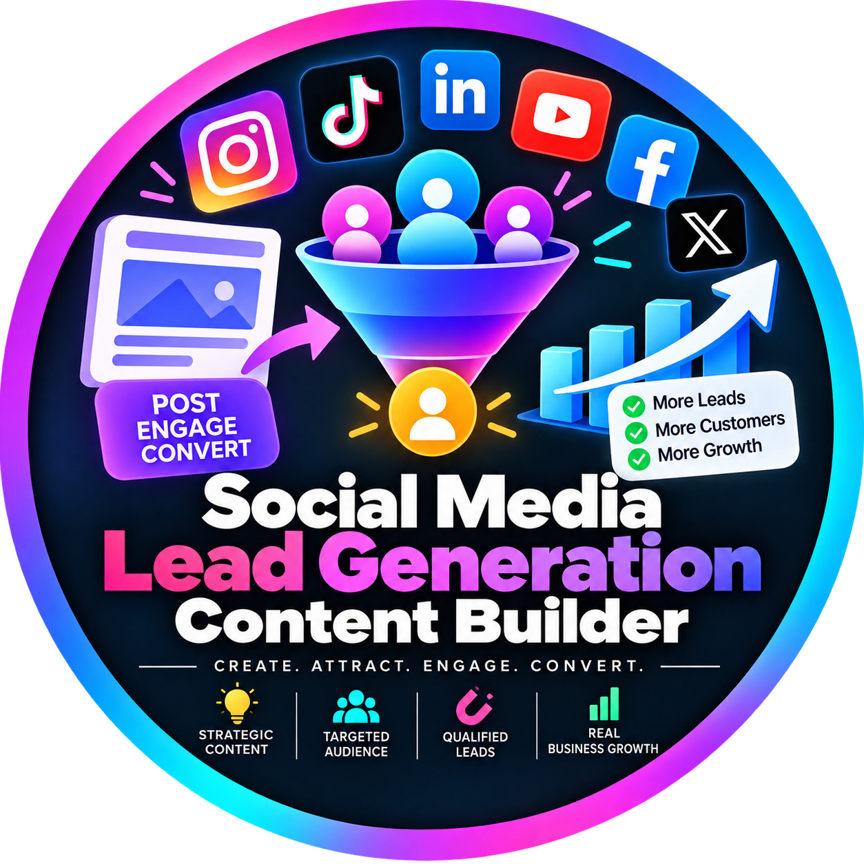 Social Media Lead Generation Content Builder