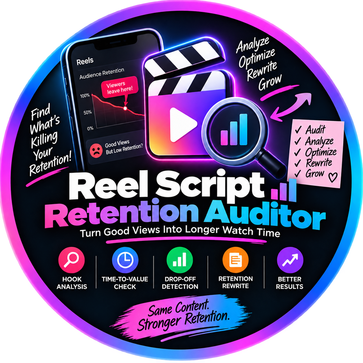 Reel Script Retention Auditor