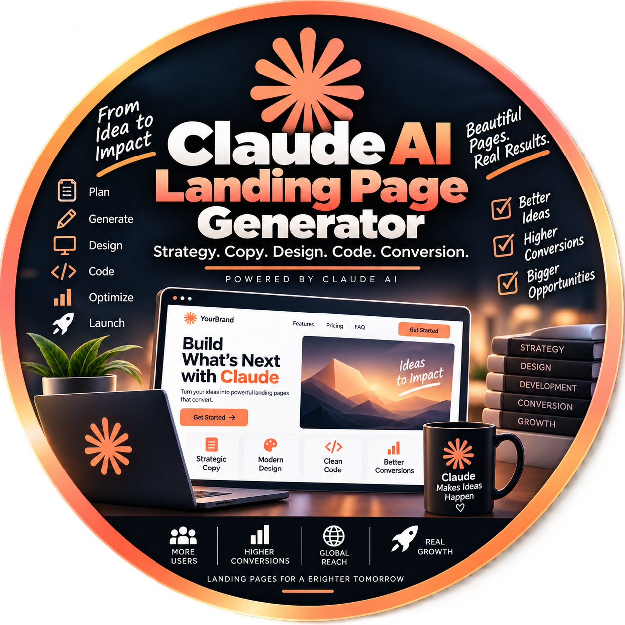 Claude AI Landing Page Generator ⭐