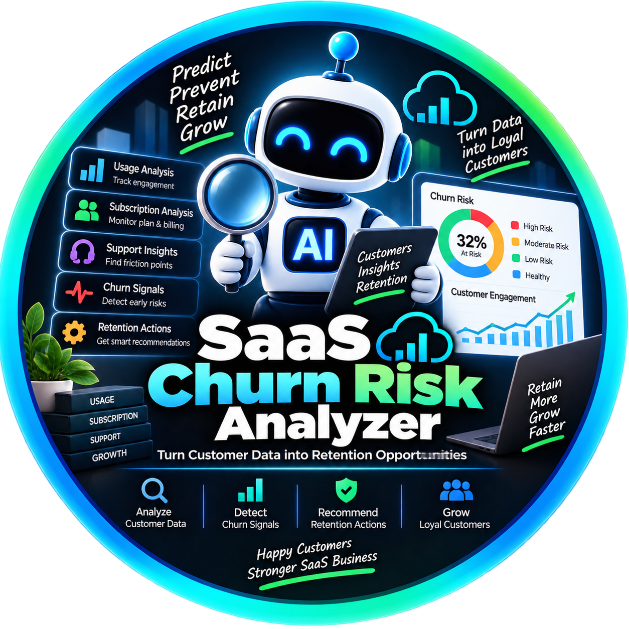 SaaS Churn Risk Analyzer