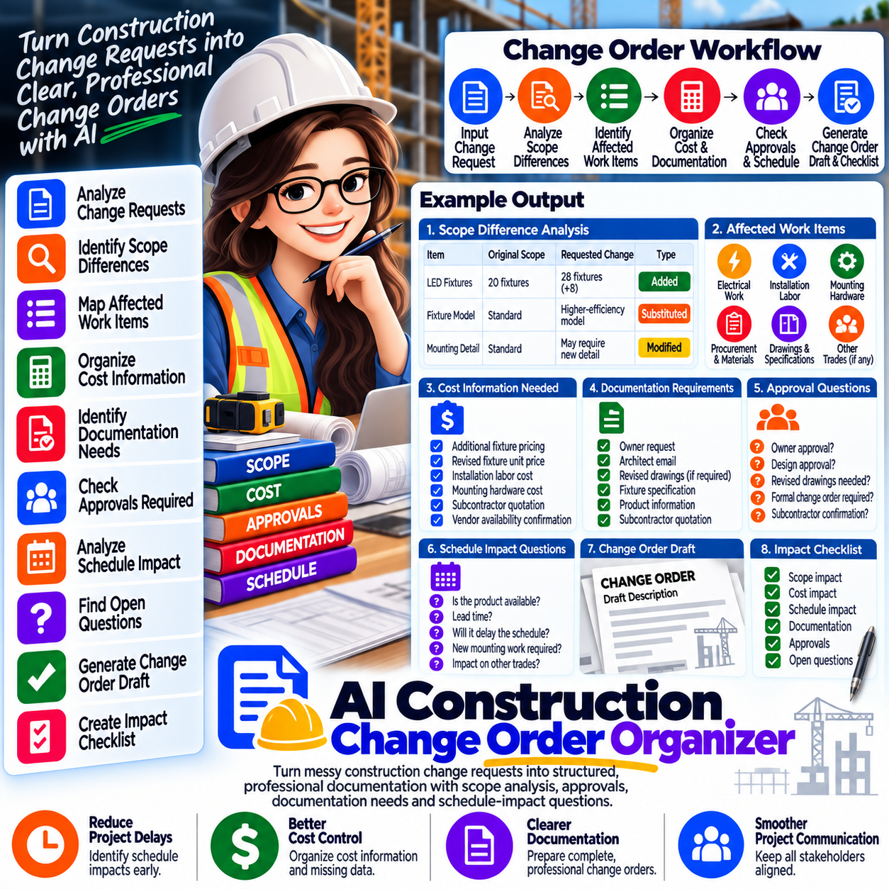 AI Construction Change Order Organizer