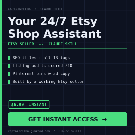 Etsy Seller