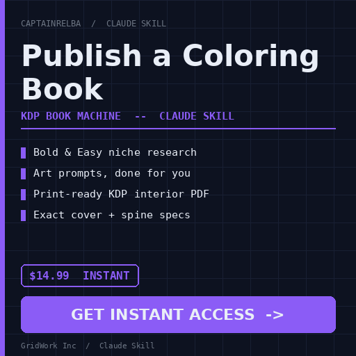 KDP Coloring Book Maker