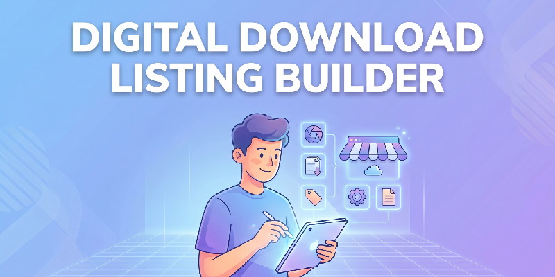 Digital Download Listing Builder