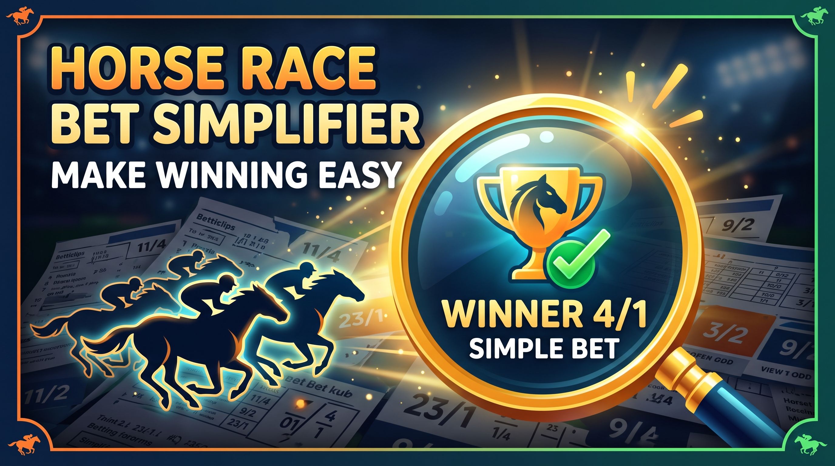 Horse Race Bet Simplifier