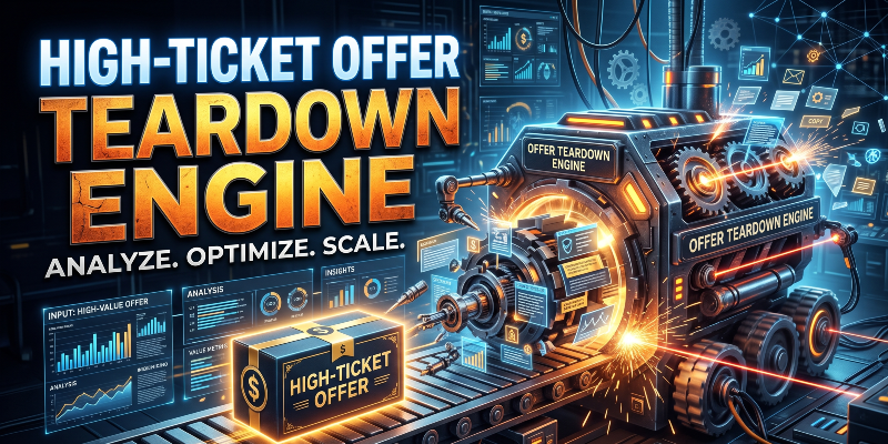 High-Ticket Offer Teardown Engine