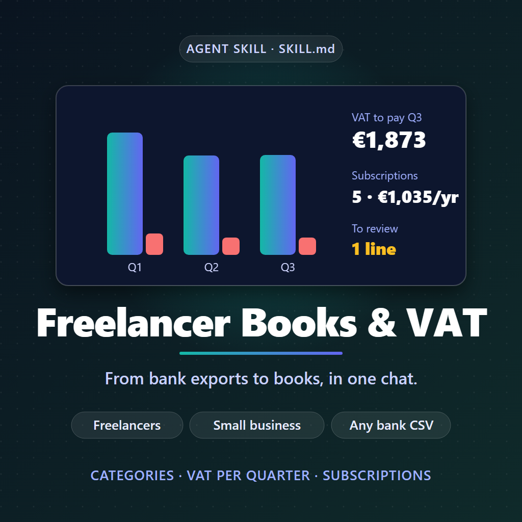 freelancer books vat