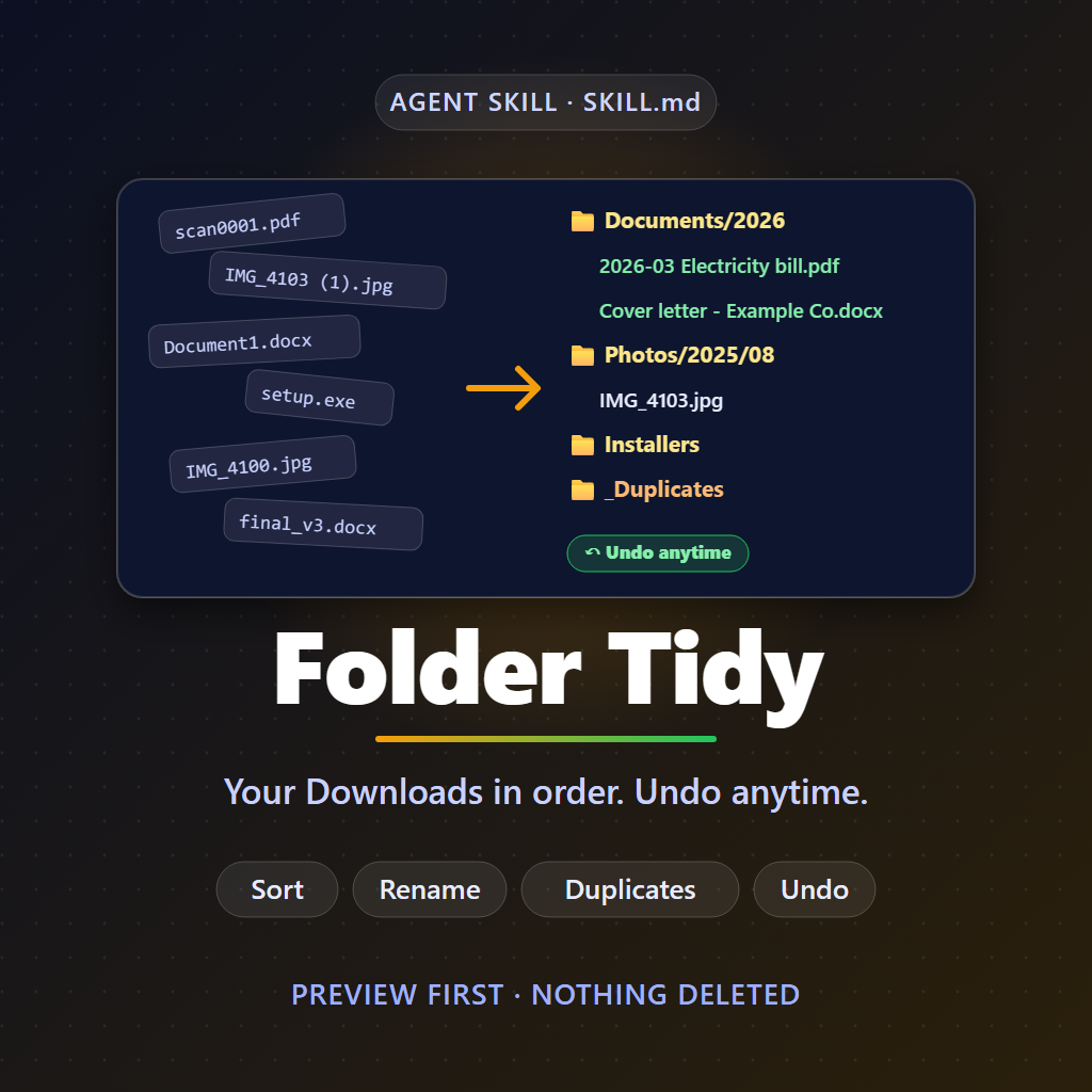 folder tidy