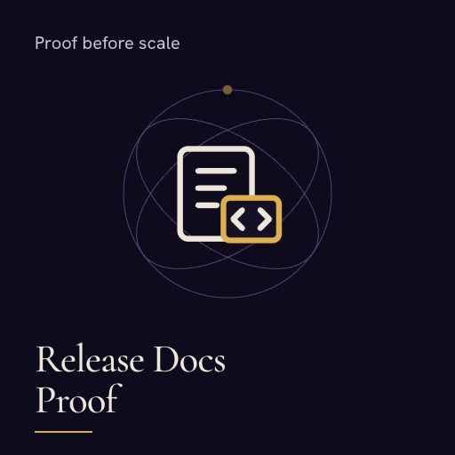 Release Docs Proof — README & API QA