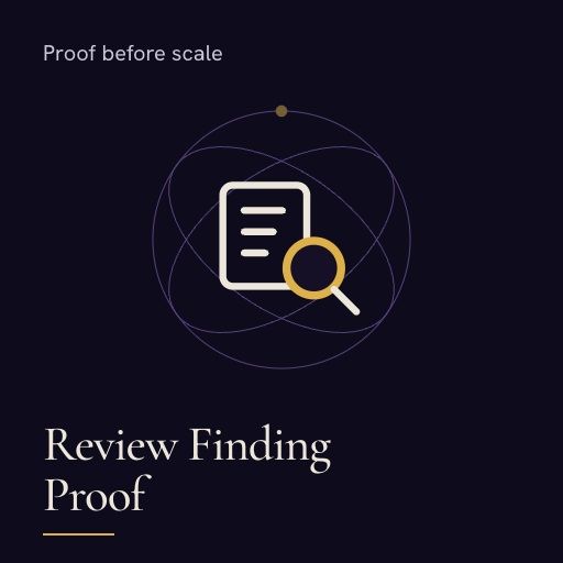Review Finding Proof — PR Comment Verdicts