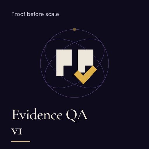 Evidence QA v1: Conversation Reviews with Checked Quotes