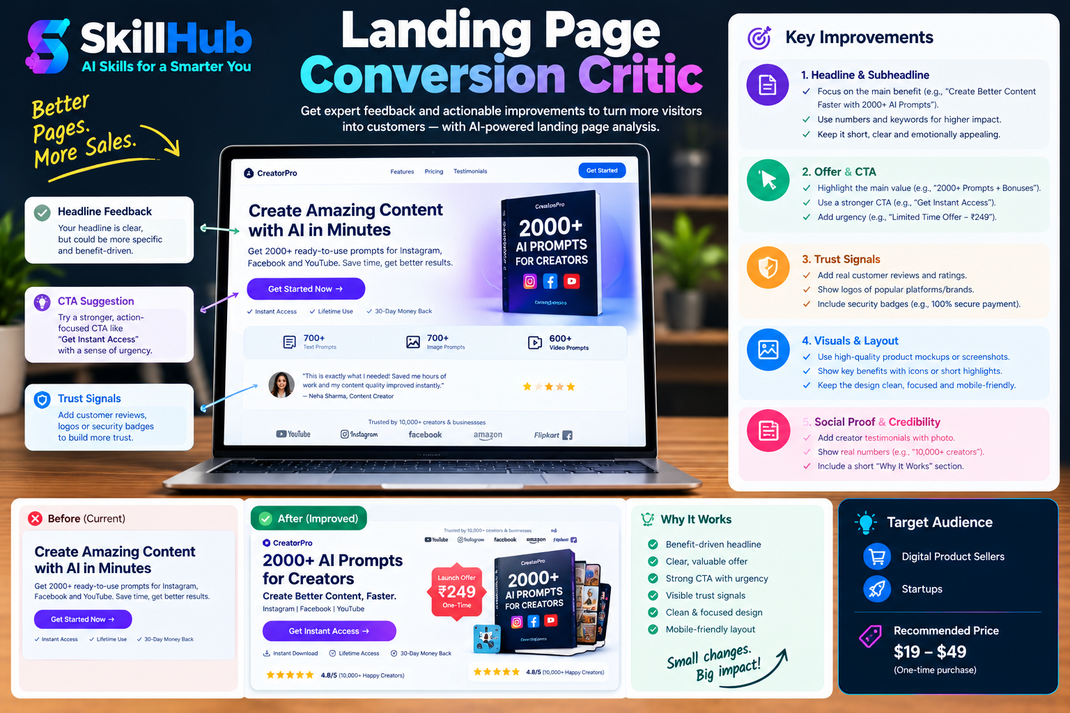 Landing Page Conversion Critic