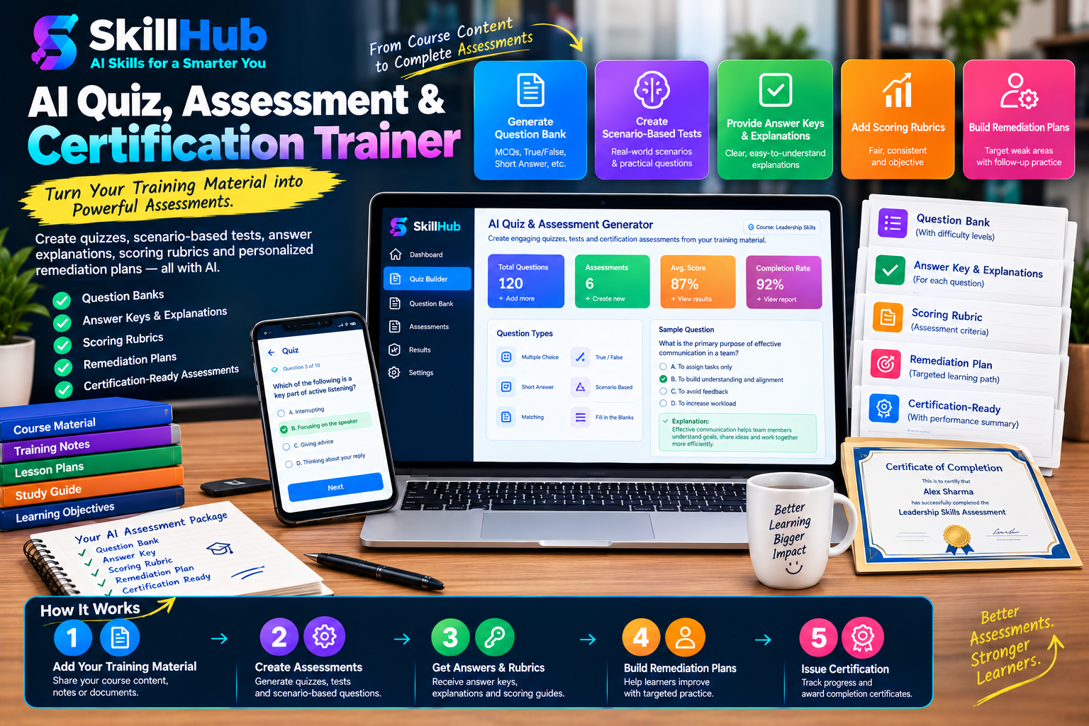 AI Quiz, Assessment & Certification Trainer