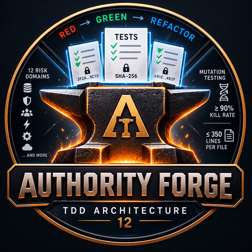 Authority Forge 12 category TDD architecture