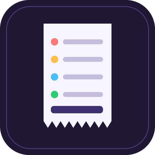expense receipt sorter