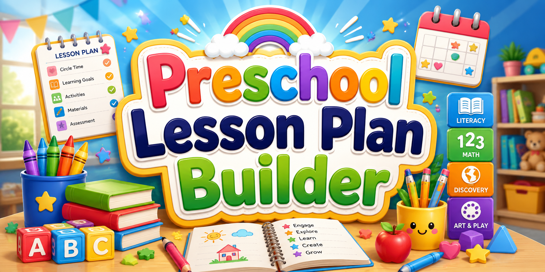 Preschool Lesson Plan Builder