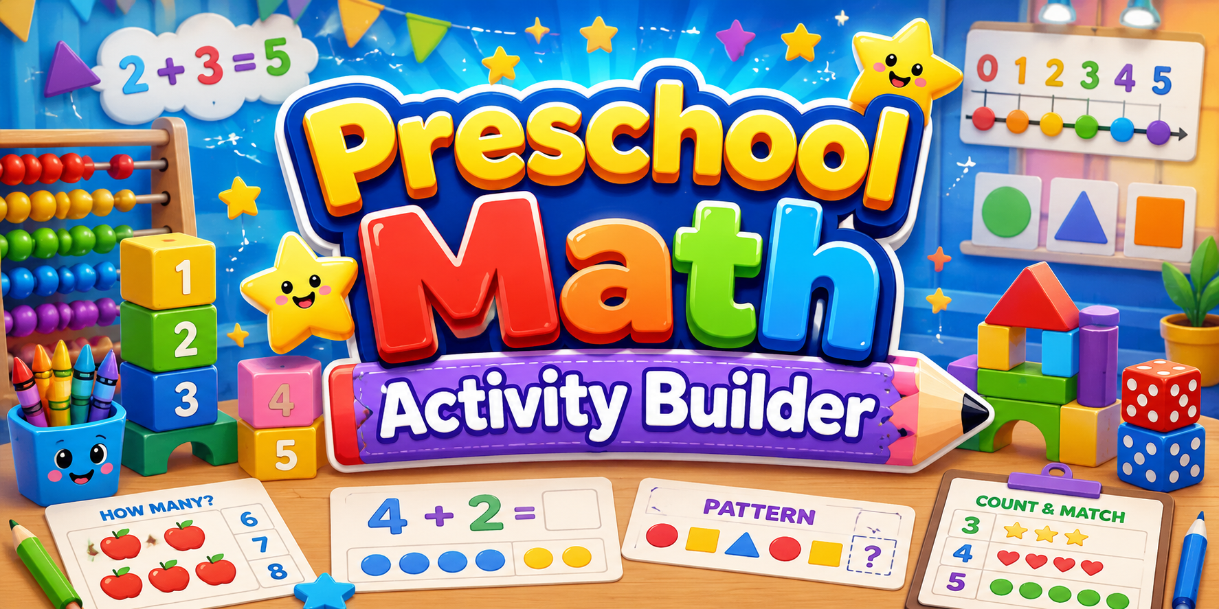 Preschool Math Activity Builder