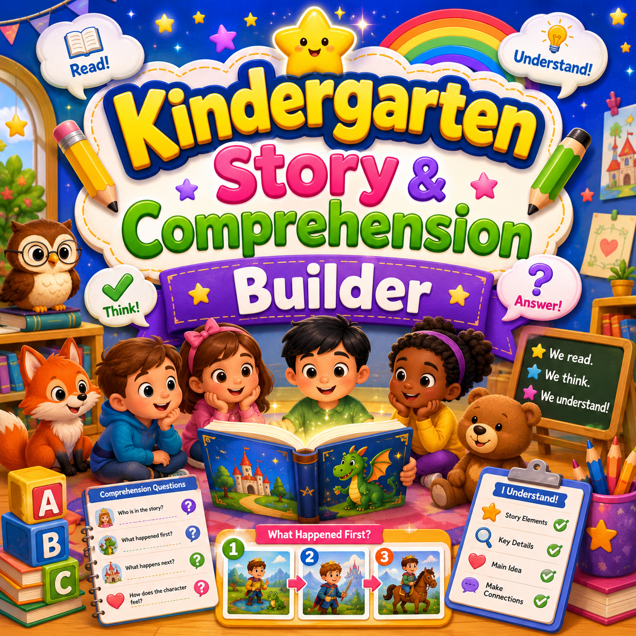 Kindergarten Story & Comprehension Builder