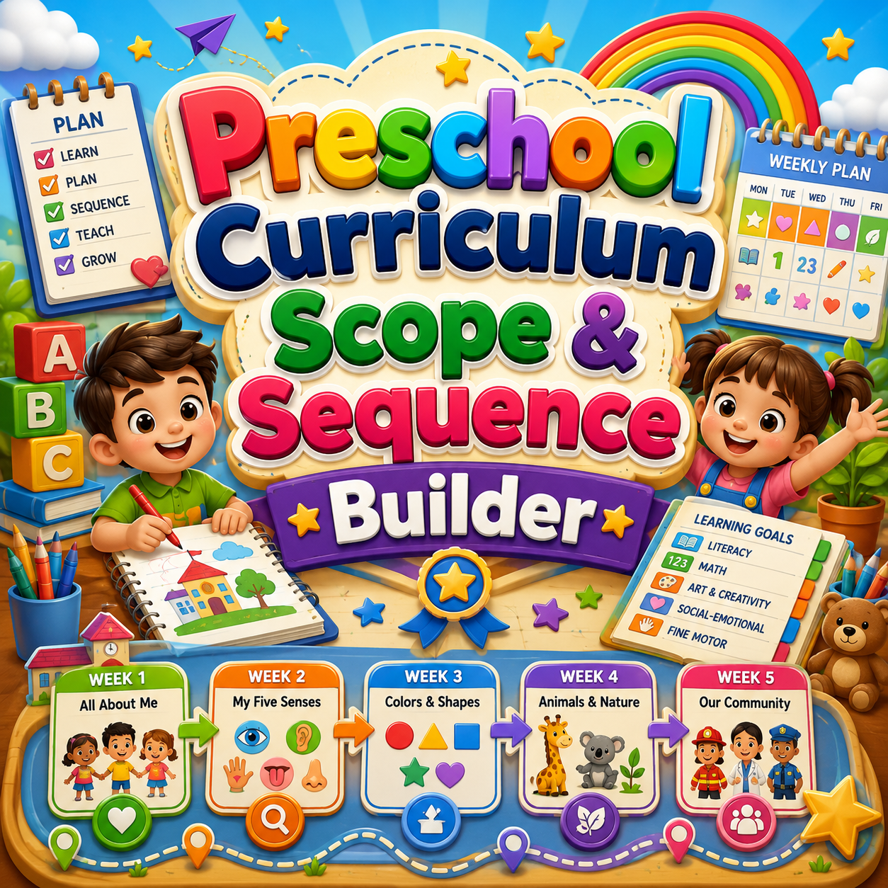 Preschool Curriculum Scope & Sequence Builder
