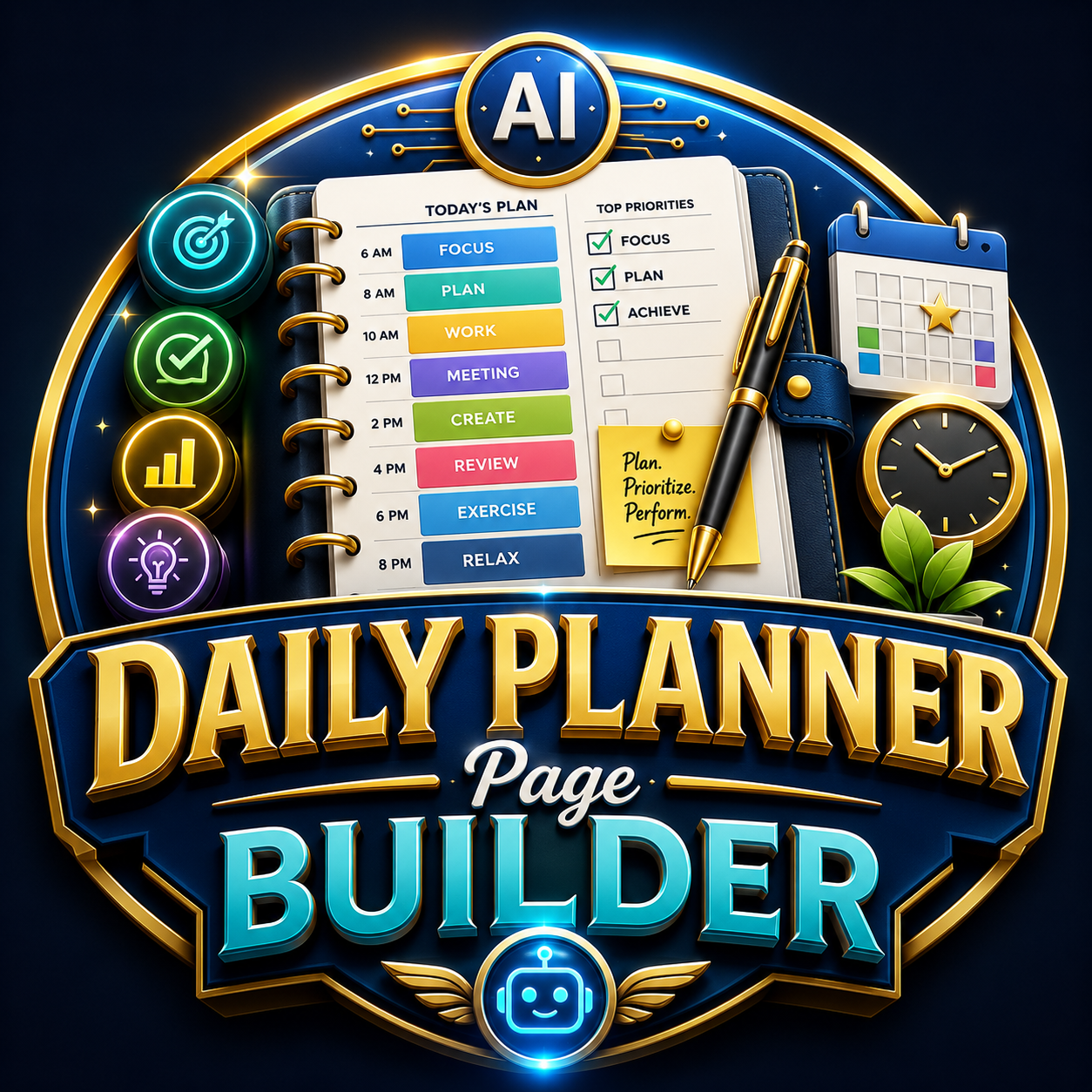Daily Planner Page Builder