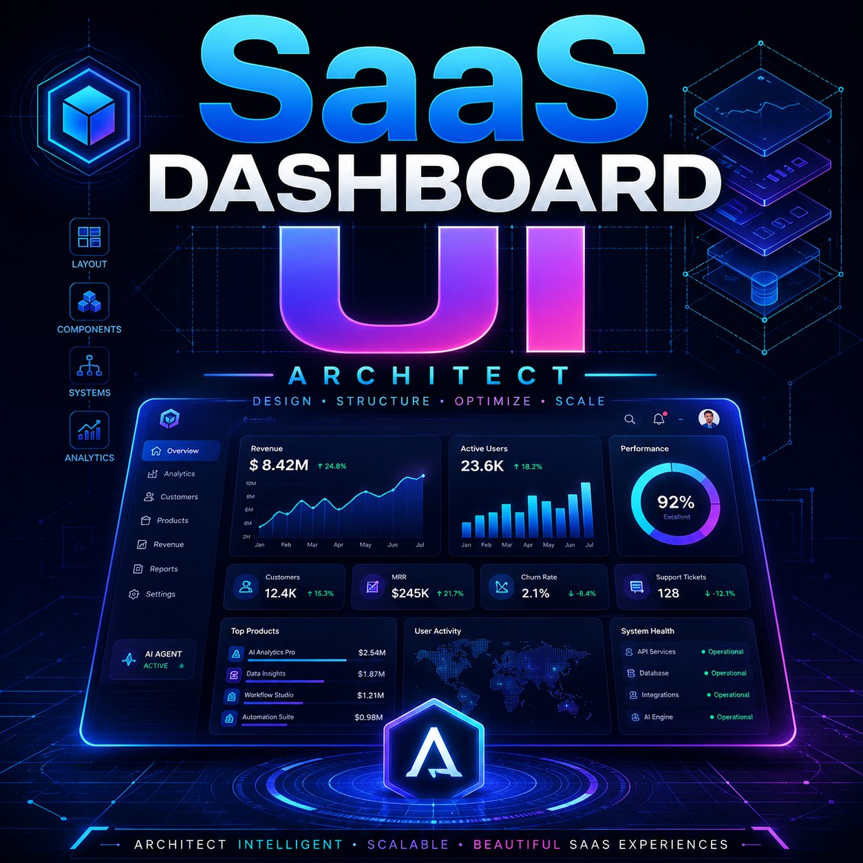 SaaS Dashboard UI Architect