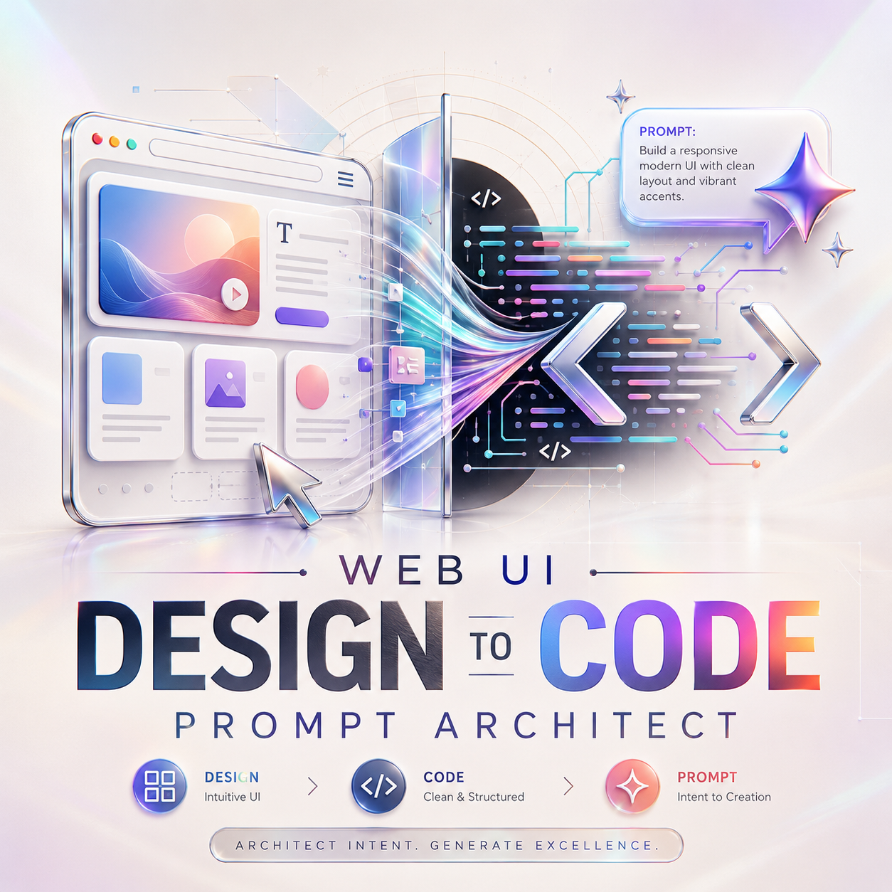 Web UI Design-to-Code Prompt Architect