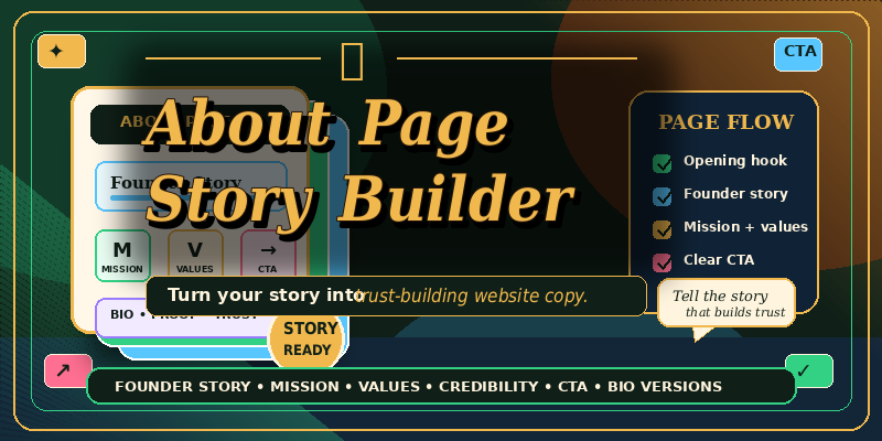 About Page Story Builder