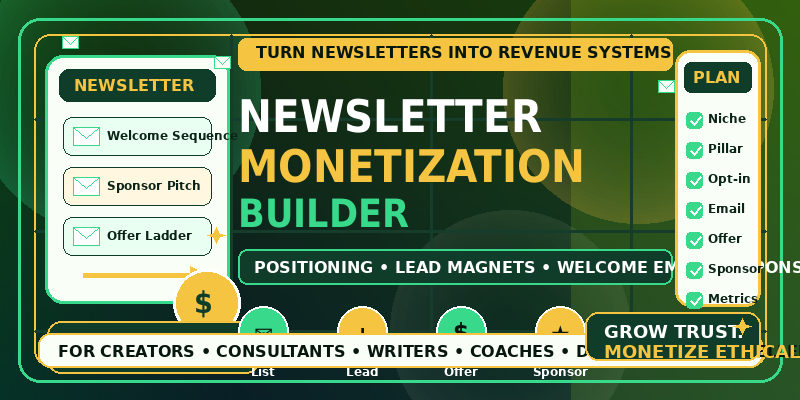 Newsletter Monetization Builder