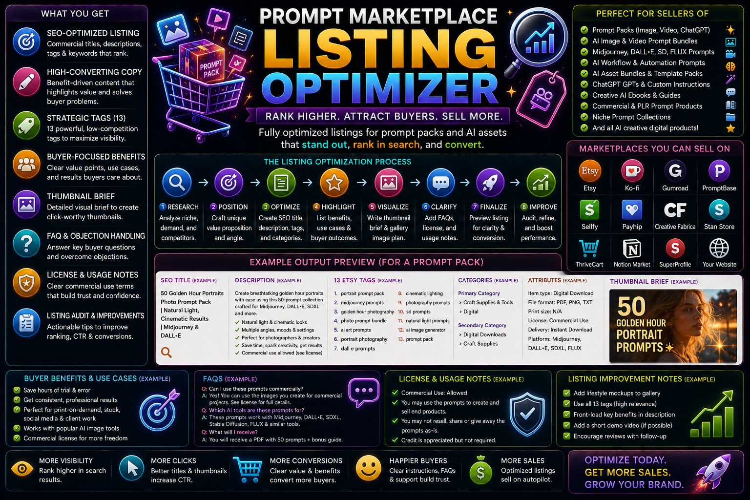 Prompt Marketplace Listing Optimizer