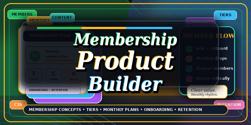 Membership Product Builder